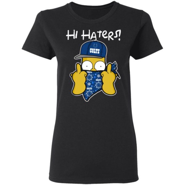 Hi Hater The Simpsons Christmas Gangster Indianapolis Colts Shirt