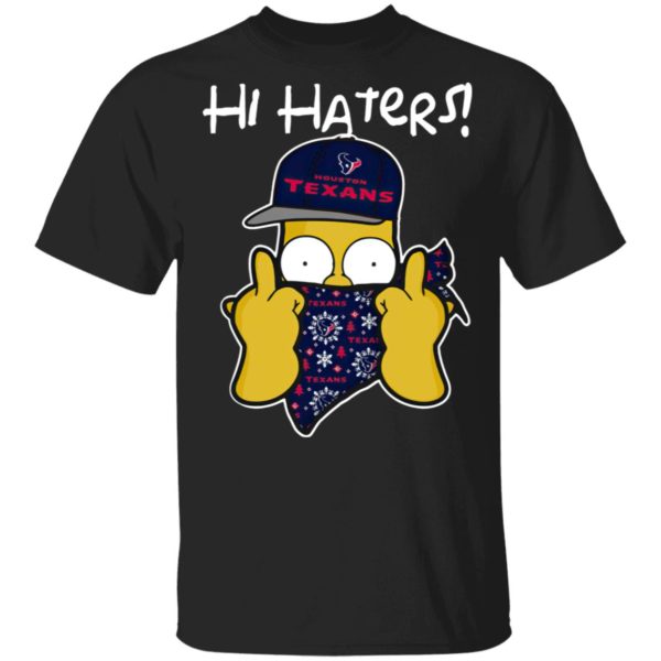 Hi Hater The Simpsons Christmas Gangster Houston Texans Shirt