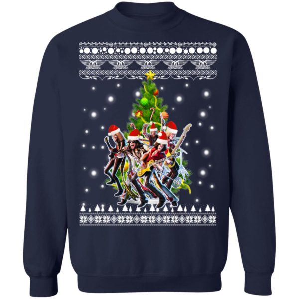 Aerosmith Christmas Tree Ugly Christmas Sweater