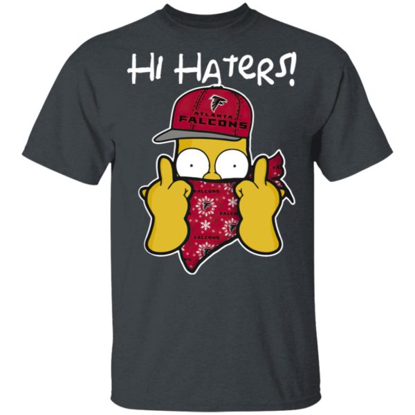 Hi Hater The Simpsons Christmas Gangster Atlanta Falcons Shirt