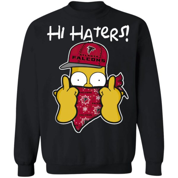 Hi Hater The Simpsons Christmas Gangster Atlanta Falcons Shirt