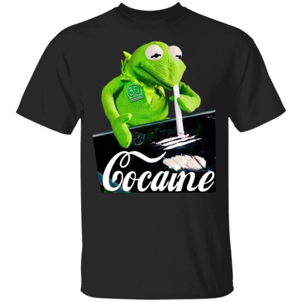 Kermit The Frog Doing Coke Shirt, Hoodie, LS