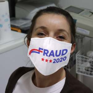 Fraud 2020 Trump Biden Election Result Face Mask