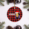 Carlos Santana Merry Christmas Circle Ornament