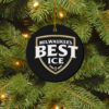 Milwaukee_s Best Light Merry Christmas Circle Ornament