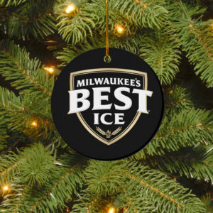 Milwaukee_s Best Ice Merry Christmas Circle Ornament
