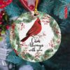 Cardinals Appear Christmas Ornament