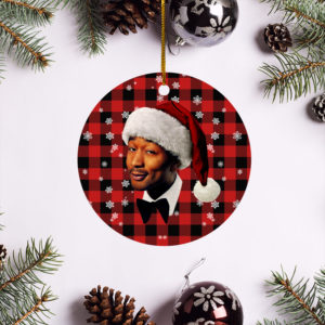 John Legend Merry Christmas Circle Ornament