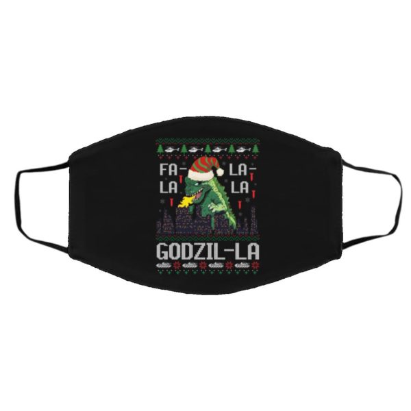 Fa La La La Godzilla Face Mask