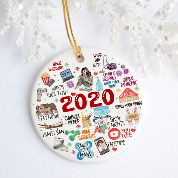 2020 Pandemic Quarantine Christmas Decorative Ornament