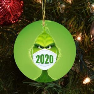 2020 Christmas Grinch Ornament
