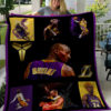Kobe Bryant Super NBA Star American Professional Basketball Fleece Blanket, Sherpa Blanket