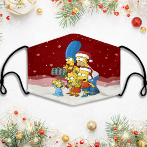 The Simpsons Family XMas Face Mask