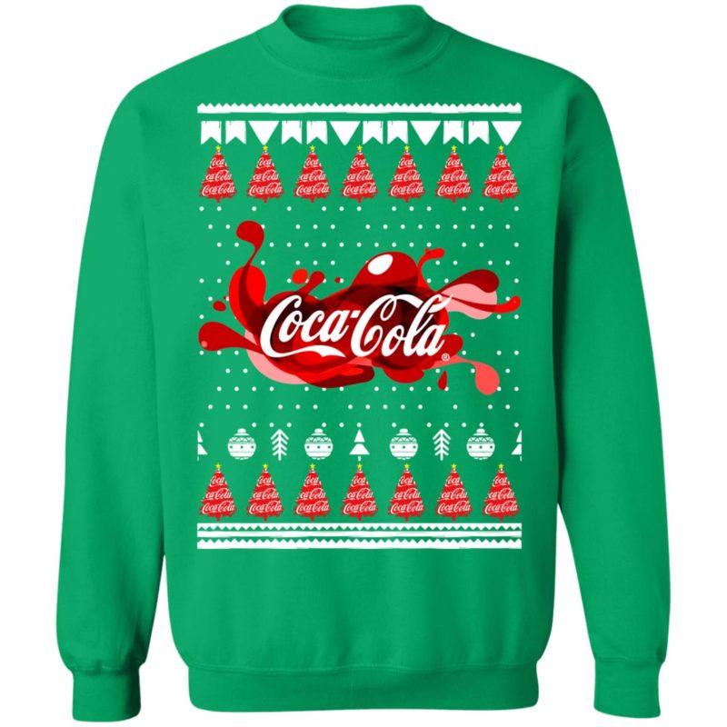 Coca Cola Funny Ugly Christmas Tree Sweatshirt