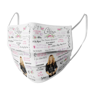 Celine Dion face mask