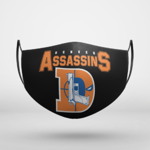 Denver Assassins Star Wars Mashup face mask