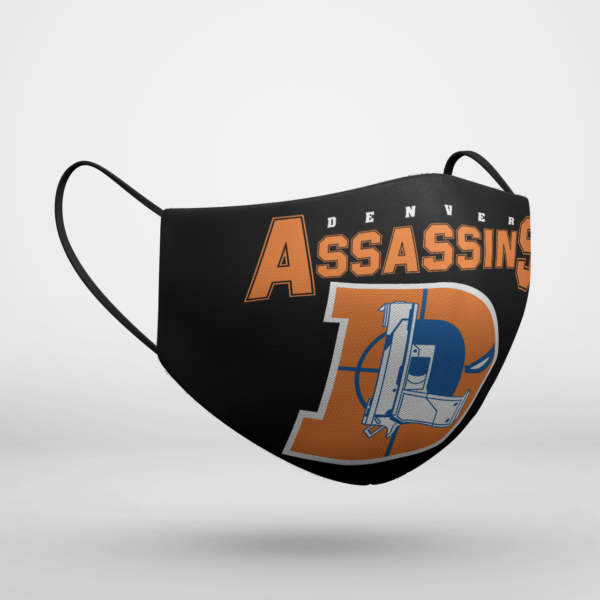 Denver Assassins Star Wars Mashup face mask