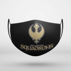 New Orleans Squadrons Star Wars Mashup face mask