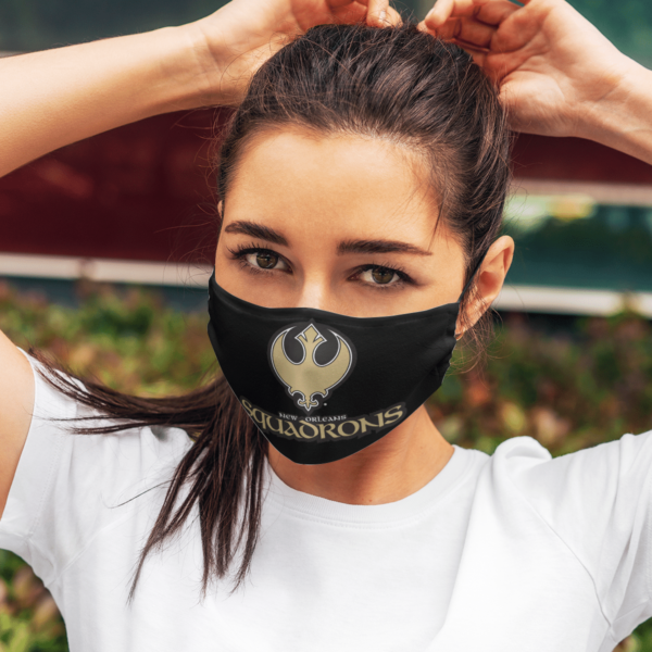 New Orleans Squadrons Star Wars Mashup face mask