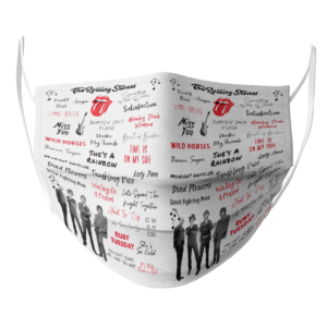 The Rolling Stones face mask