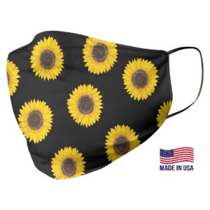 Sunflower Pattern Face Mask