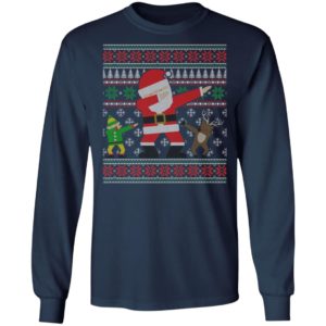 Elf Reindeer Dabbing Santa Ugly Christmas Sweater