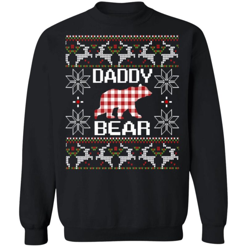 Daddy Bear Matching Family Season Ugly Christmas Sweater