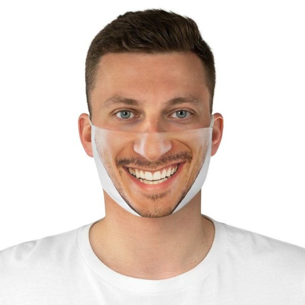 Funny Smiling Make People Laugh Men Face Mask