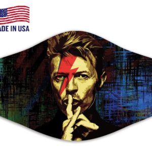 David Bowie Reusable Face Mask