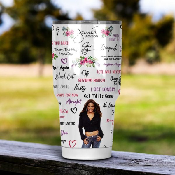 Janet Jackson Tumbler 20oz 30oz