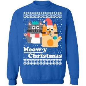 Cats Meowy Christmas Funny Ugly Christmas Sweater