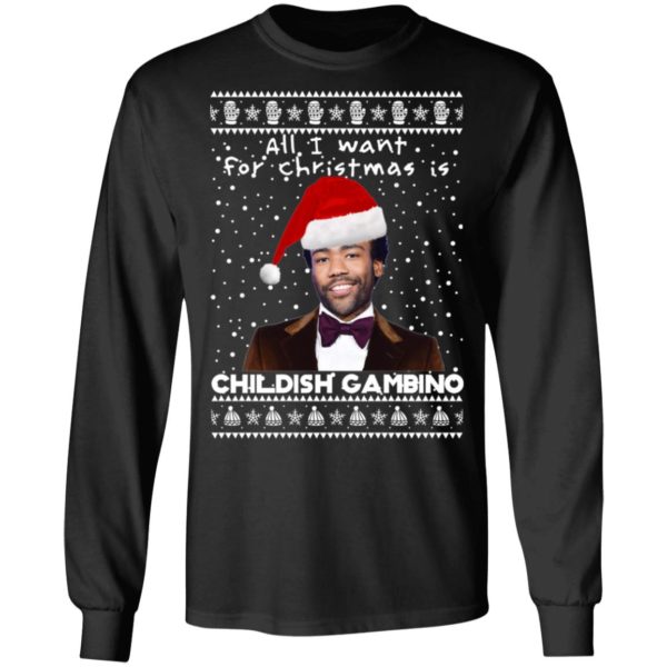 Childish Gambino Rapper Ugly Christmas Sweater