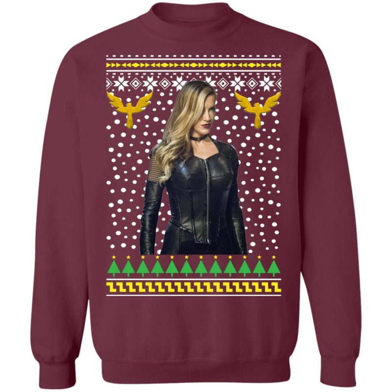 Black Canary Sara Lance Ugly Christmas Sweater