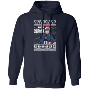 Captain America Have A Marvelous Christmas Avengers Ugly Christmas Sweater