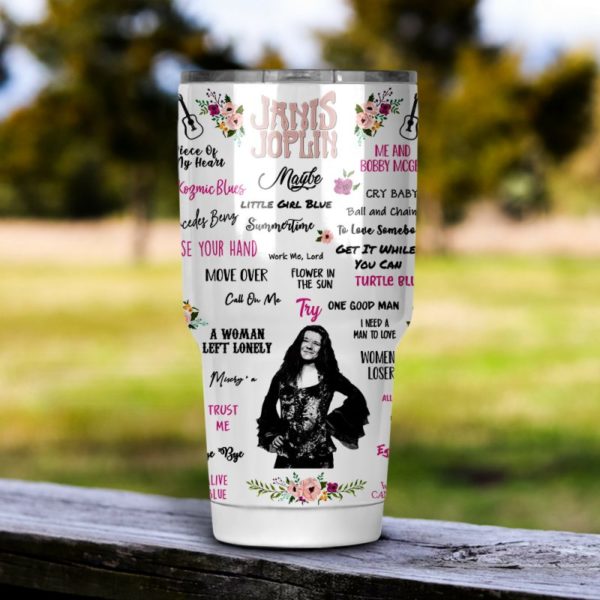 Janis Joplin Tumbler 20oz 30oz