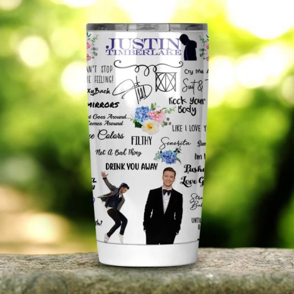 Justin Timberlake Tumbler 20oz 30oz