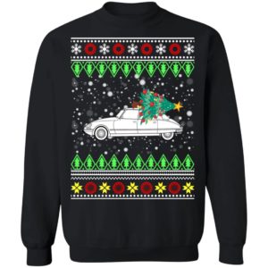 Citroen DS 23 EFI Classic Car Ugly Christmas Sweater