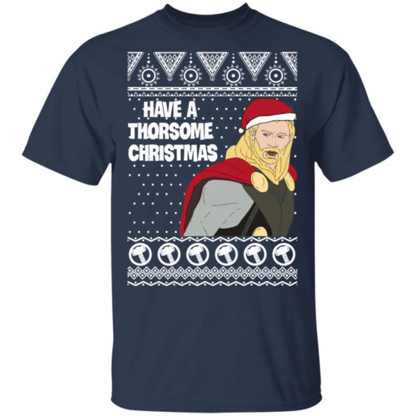 Thor Have a Thorsome Christmas God of Thunder Avengers Ugly Christmas Sweater