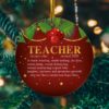 2020 Teacher Revised Quarantined Pandemic Christmas Tree Ornament