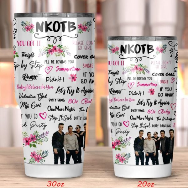 NKOTB  New Kids On The Block Tumbler 20oz 30oz