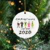6 Feet Apart 2020 Funny Christmas Movies Christmas Tree Decoration Christmas Ornament