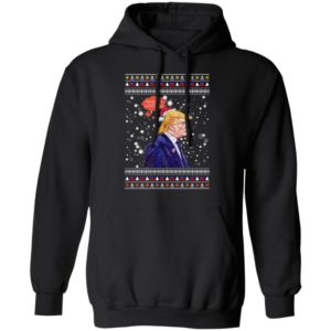Bah Humbug Trump Ugly Christmas Sweater Long Sleeve