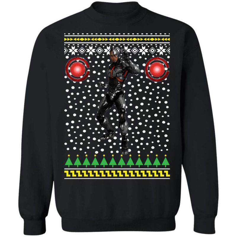 Cyborg Ugly Christmas Sweater