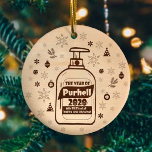 2020 The Year Of Purhell Kill All Hopes And Dreams Christmas Tree Ornament