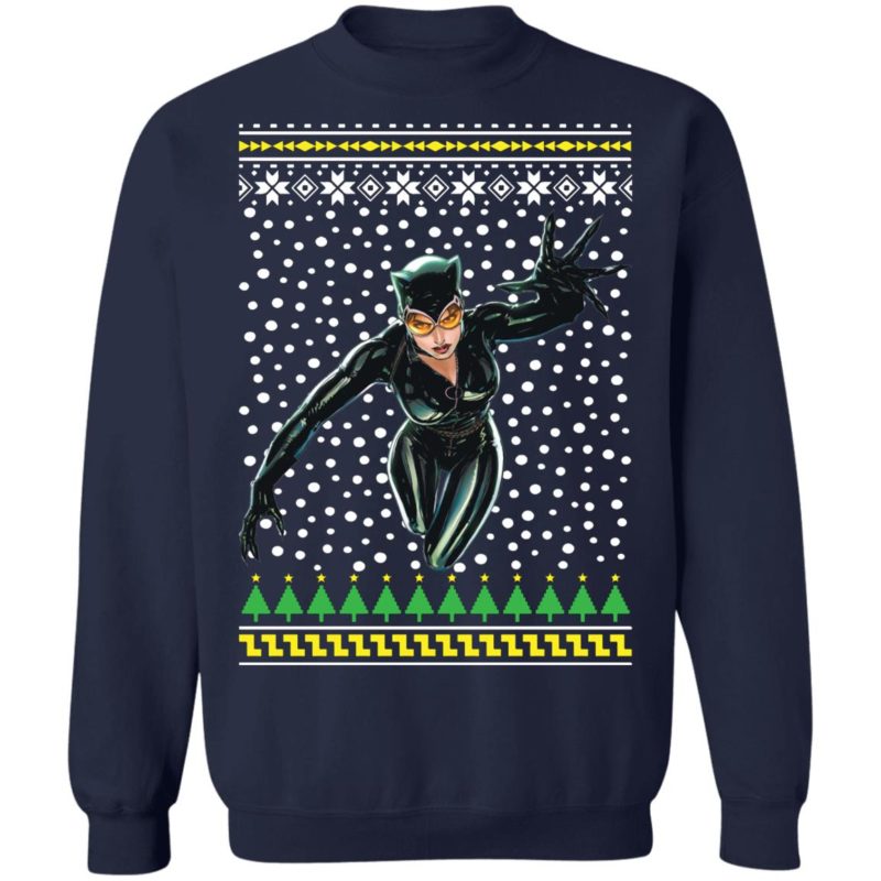 Catwoman Ugly Christmas Sweater