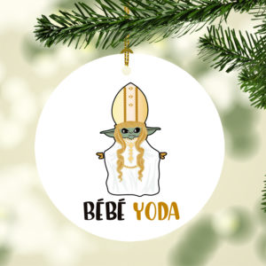 Stars Wars Bebe Yoda Funny Moira Rose Schitts Creek Baby Yoda Christmas Tree Decoration Ornament