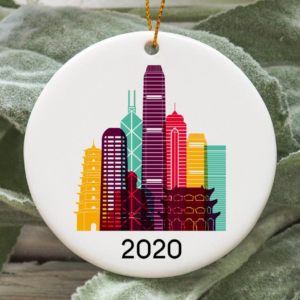 Hong Kong City 2020 Christmas Tree Ornament