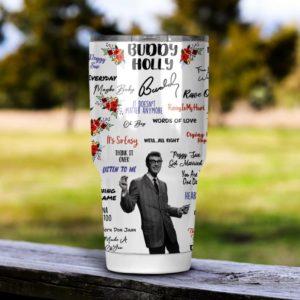 Buddy Holly Tumbler 20oz 30oz