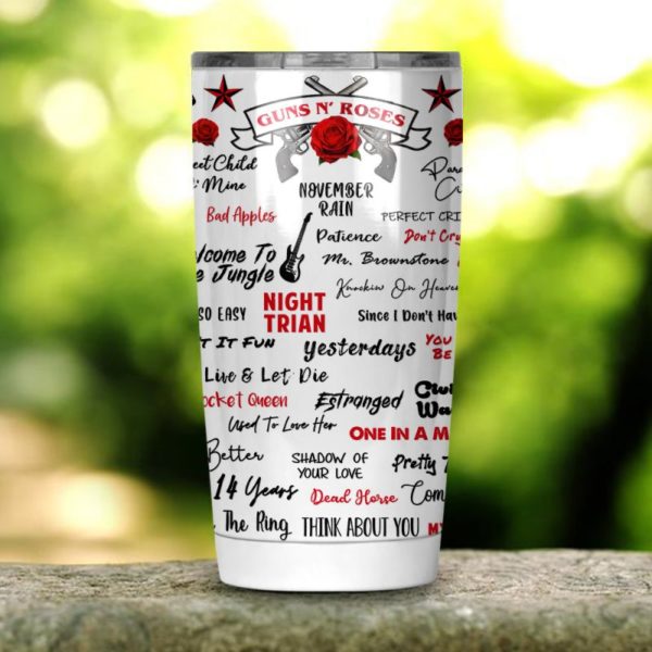 Guns N Roses Tumbler 20oz 30oz