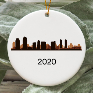 San Diego City 2020 Christmas Tree Ornament